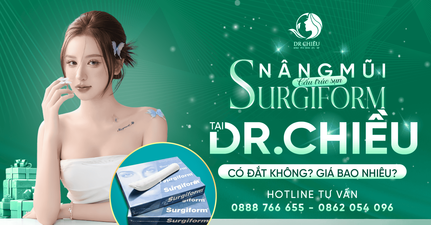 Read more about the article Nâng mũi sụn Surgiform tại Dr Chiều có đắt không? Giá bao nhiêu?